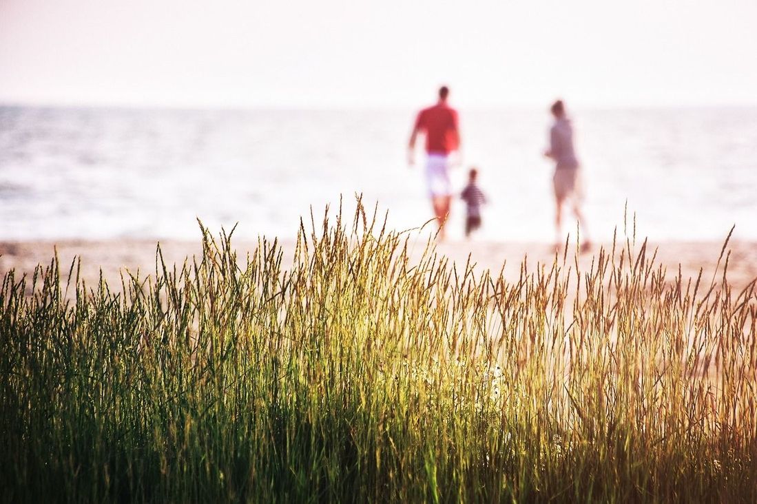 Familie am Strand