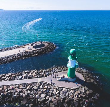 Grüner Leuchtturm