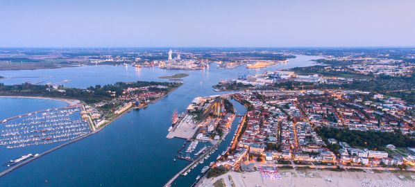 Stadt von oben fotografiert